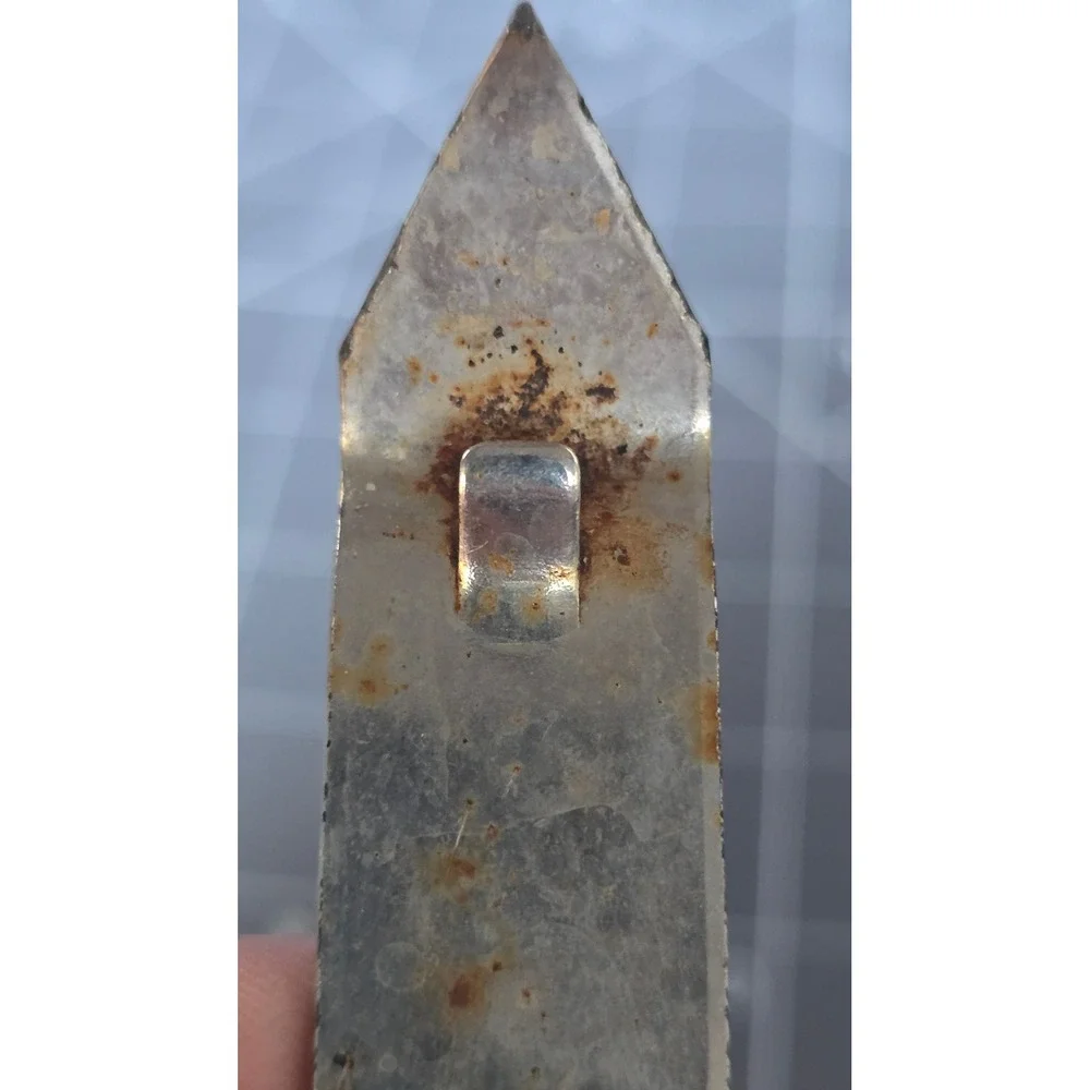 Vintage Quick and Easy Can and Bottle Opener Metal Church Key Multi Tool 4 Inch